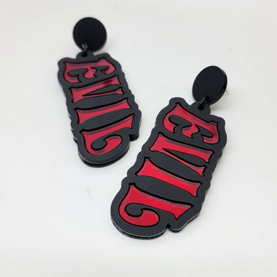 Am I Evil Dangle Earrings