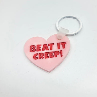 Beat It Creep Keychain