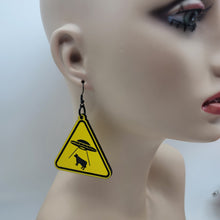 Alien Abduction Dangle Earrings