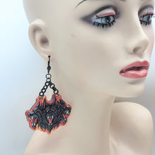 Hounds of Hell Cerberus Dangle Earrings