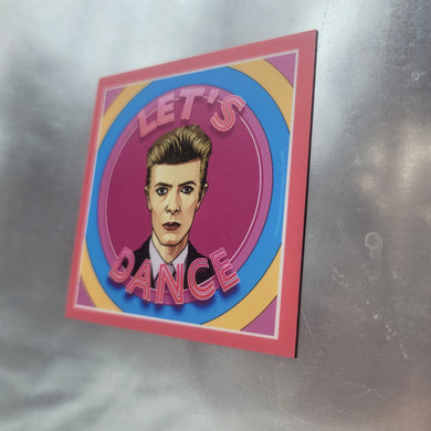 Let's Dance David Bowie Refrigerator Magnet