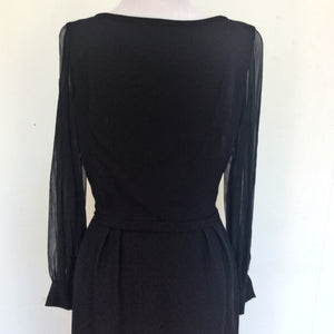 Vintage 1960's Little Black Dress, size 8-10