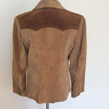 Vintage Women's Winlit Western tan suede jacket Size 11