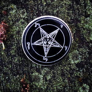 Sigil of Baphomet Pentagram Brooch