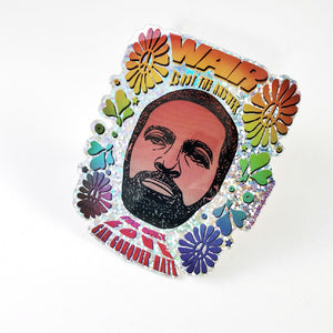 Marvin Gaye What's Going On Glitter Sticker