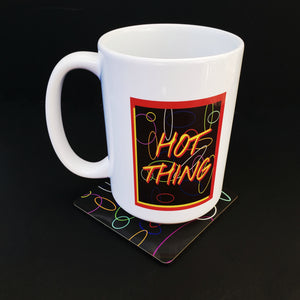Hot Thing Coffee Mug and Coaster Set