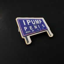 Trump Pence Parody Sign Lapel Pin