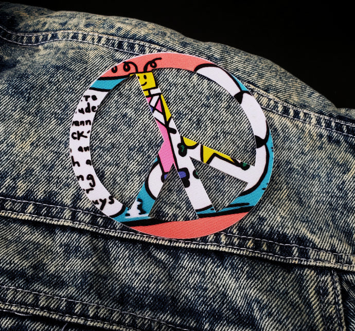 Peace 1987 Iron on Patch