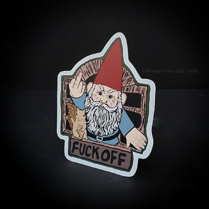 Angry Gnome and Squirrel Magnet