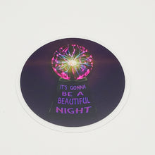 Beautiful Night Vinyl Sticker