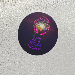 Beautiful Night Acrylic Pin + Sticker