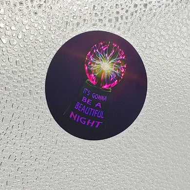 Beautiful Night Vinyl Sticker