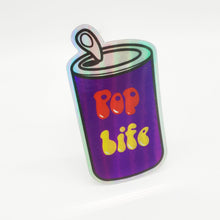 Pop Life Acrylic Lapel Pin + Sticker
