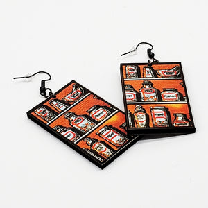 Cooking To Kill The Poison Cookbook Earrings