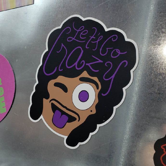 Let's Go Crazy Magnet