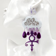Purple Reignclouds Earrings