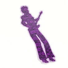 Purple Paisley Man Sticker