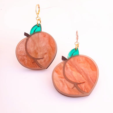 Peach Booty Earrings