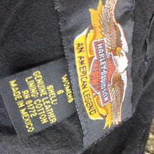 Authentic Harley Davidson black suede short shorts, Size 6