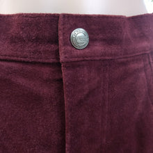 1980's United Colors of Benetton Plum Purple Suede Miniskirt! Size 14