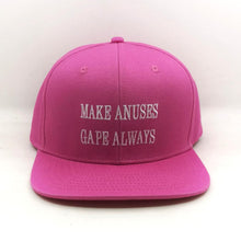MAGA Parody Snapback Hat! Make Anuses Gape Always!