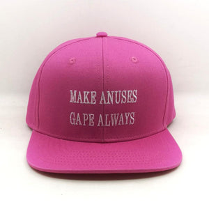 MAGA Parody Snapback Hat! Make Anuses Gape Always!