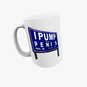 Trump Pence Parody Sign Mug