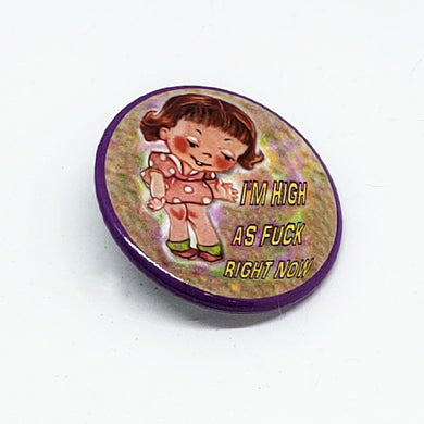 Little Mary Jane Button Pin