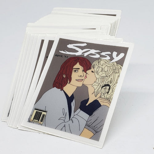 Grunge Lovers Sassy Magazine Sticker