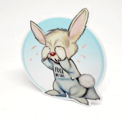 Bad Day Bunny Sticker